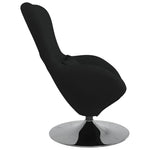 Eggstol Svart 63 X 73 X 90 Cm Stoff