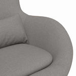 Eggstol Gråbrun 63 X 73 X 90 Cm Stoff