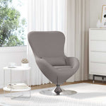 Eggstol Gråbrun 63 X 73 X 90 Cm Stoff