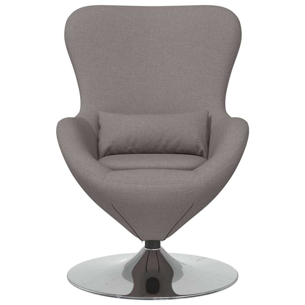 Eggstol Gråbrun 63 X 73 X 90 Cm Stoff