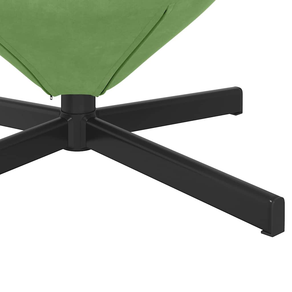 Eggstol Lys Grønn 63 X 73 X 90 Cm Fløyel