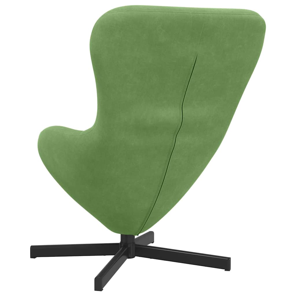 Eggstol Lys Grønn 63 X 73 X 90 Cm Fløyel