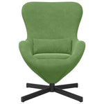 Eggstol Lys Grønn 63 X 73 X 90 Cm Fløyel