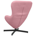 Eggstol Rosa 63 X 73 X 90 Cm Fløyel