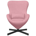 Eggstol Rosa 63 X 73 X 90 Cm Fløyel