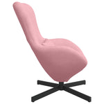 Eggstol Rosa 63 X 73 X 90 Cm Fløyel