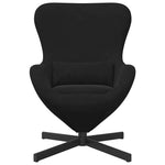 Eggstol Svart 63 X 73 X 90 Cm Fløyel