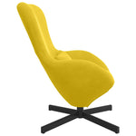 Eggstol Gul 63 X 73 X 90 Cm Fløyel