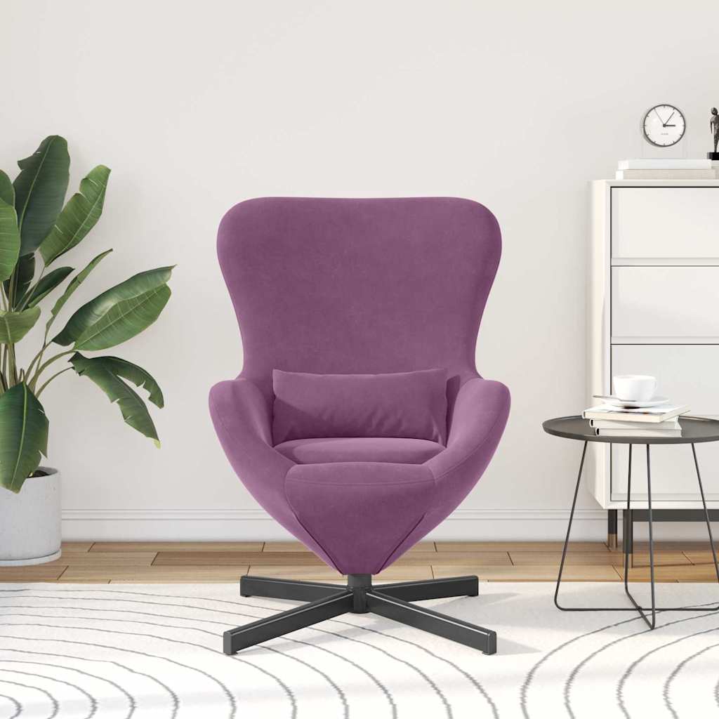 Eggstol Lilla 63 X 73 X 90 Cm Fløyel