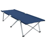 Sammenleggbar Camping Seng Blå 62 X 194 X 42 Cm Oxford-Stoff