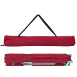 Sammenleggbar Camping Seng Rød 62 X 194 X 42 Cm Oxford-Stoff