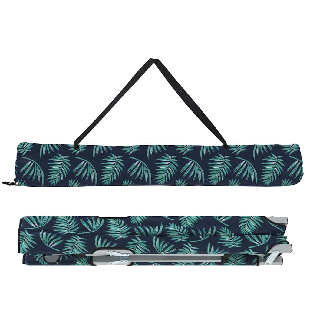 Sammenleggbar Camping Seng Bladmønster 62 X 194 X 42 Cm