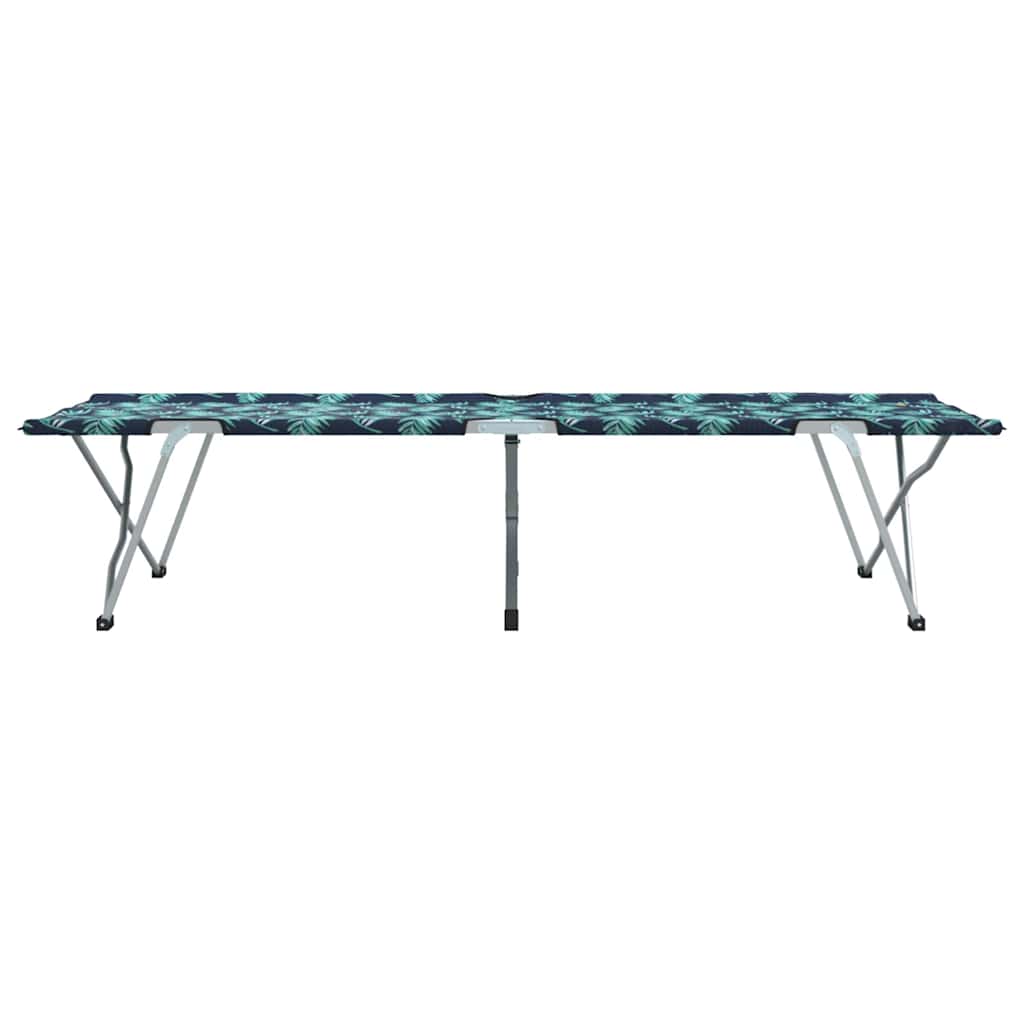 Sammenleggbar Camping Seng Bladmønster 62 X 194 X 42 Cm