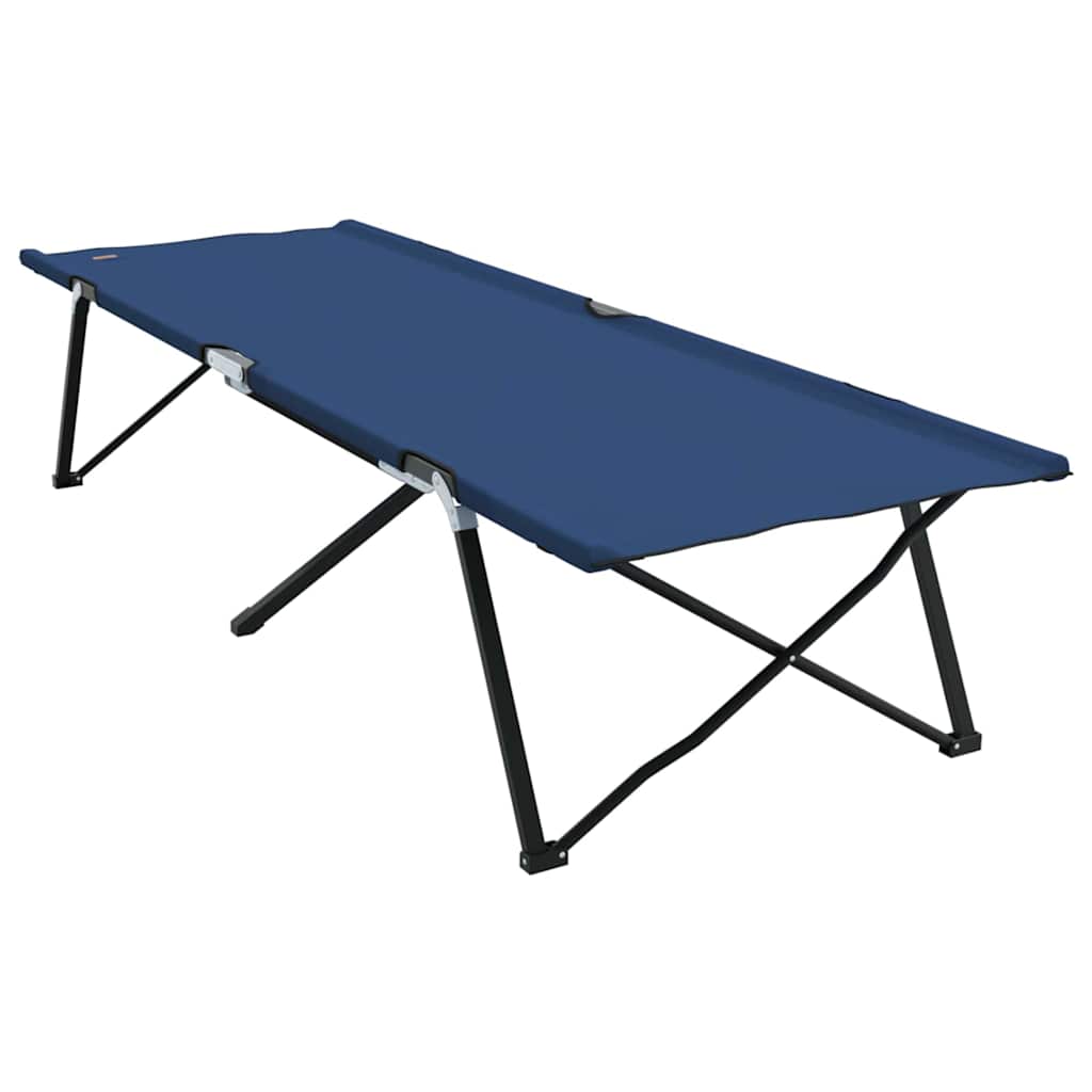 Sammenleggbar Camping Seng Blå 206 X 76 X 74 Cm Oxford-Stoff