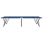 Sammenleggbar Camping Seng Blå 206 X 76 X 74 Cm Oxford-Stoff
