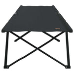 Sammenleggbar Camping Seng Svart 206 X 76 X 74 Cm Oxford-Stoff