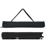 Sammenleggbar Camping Seng Svart 206 X 76 X 74 Cm Oxford-Stoff
