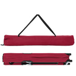 Sammenleggbar Camping Seng Rød 206 X 76 X 74 Cm Oxford-Stoff