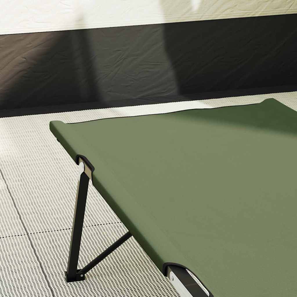 Sammenleggbar Camping Seng Amy Gul 206 X 76 X 74 Cm