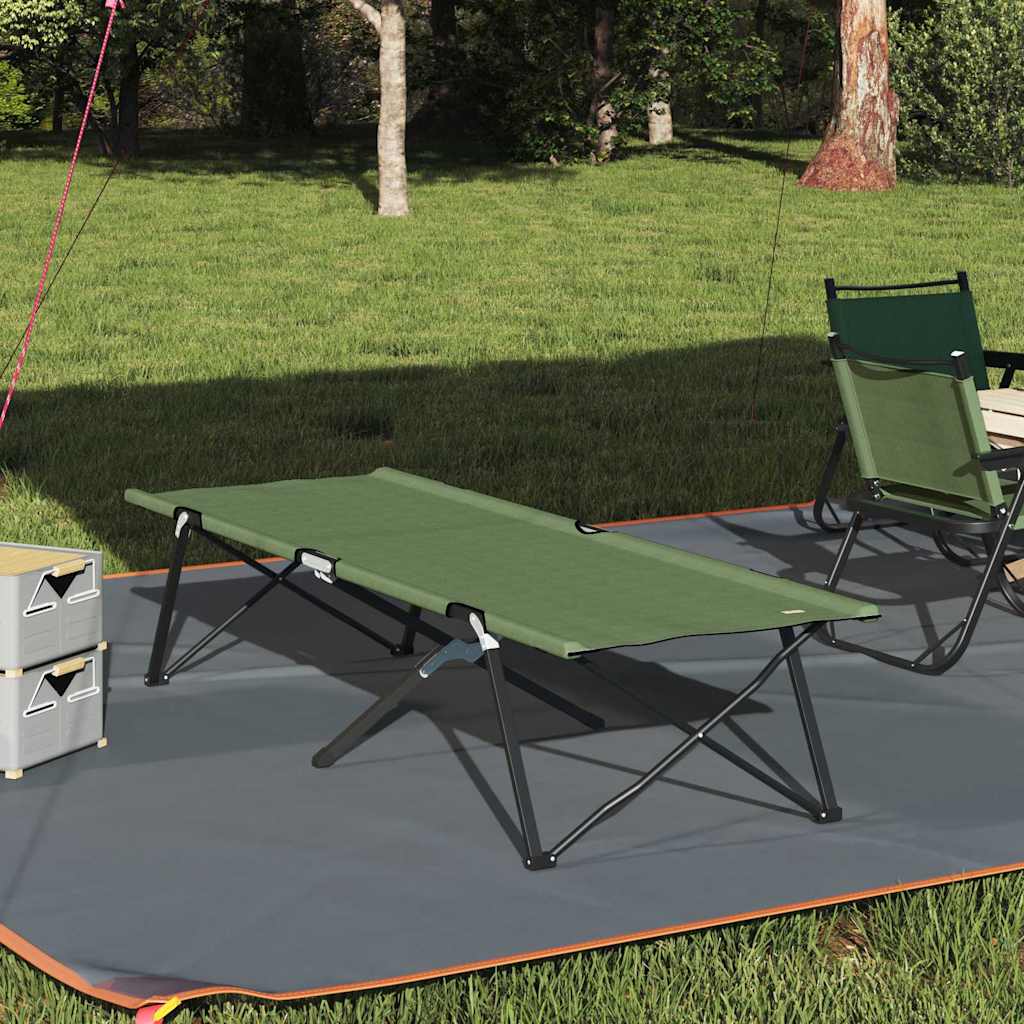 Sammenleggbar Camping Seng Amy Gul 206 X 76 X 74 Cm