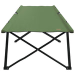 Sammenleggbar Camping Seng Amy Gul 206 X 76 X 74 Cm
