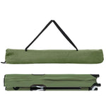 Sammenleggbar Camping Seng Amy Gul 206 X 76 X 74 Cm