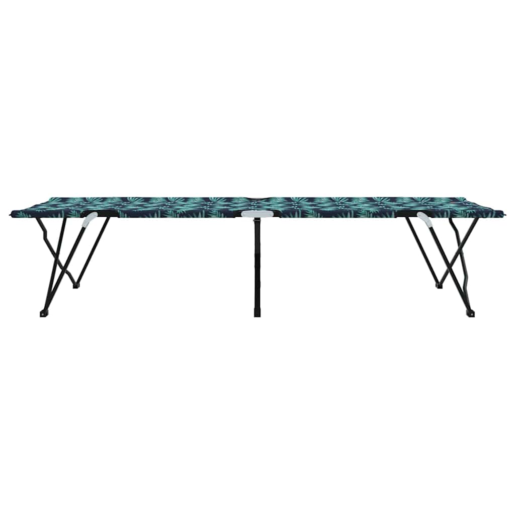 Sammenleggbar Camping Seng Bladmønster 206 X 76 X 74 Cm