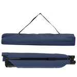 Sammenleggbar Camping Seng Blå Oxford-Stoff