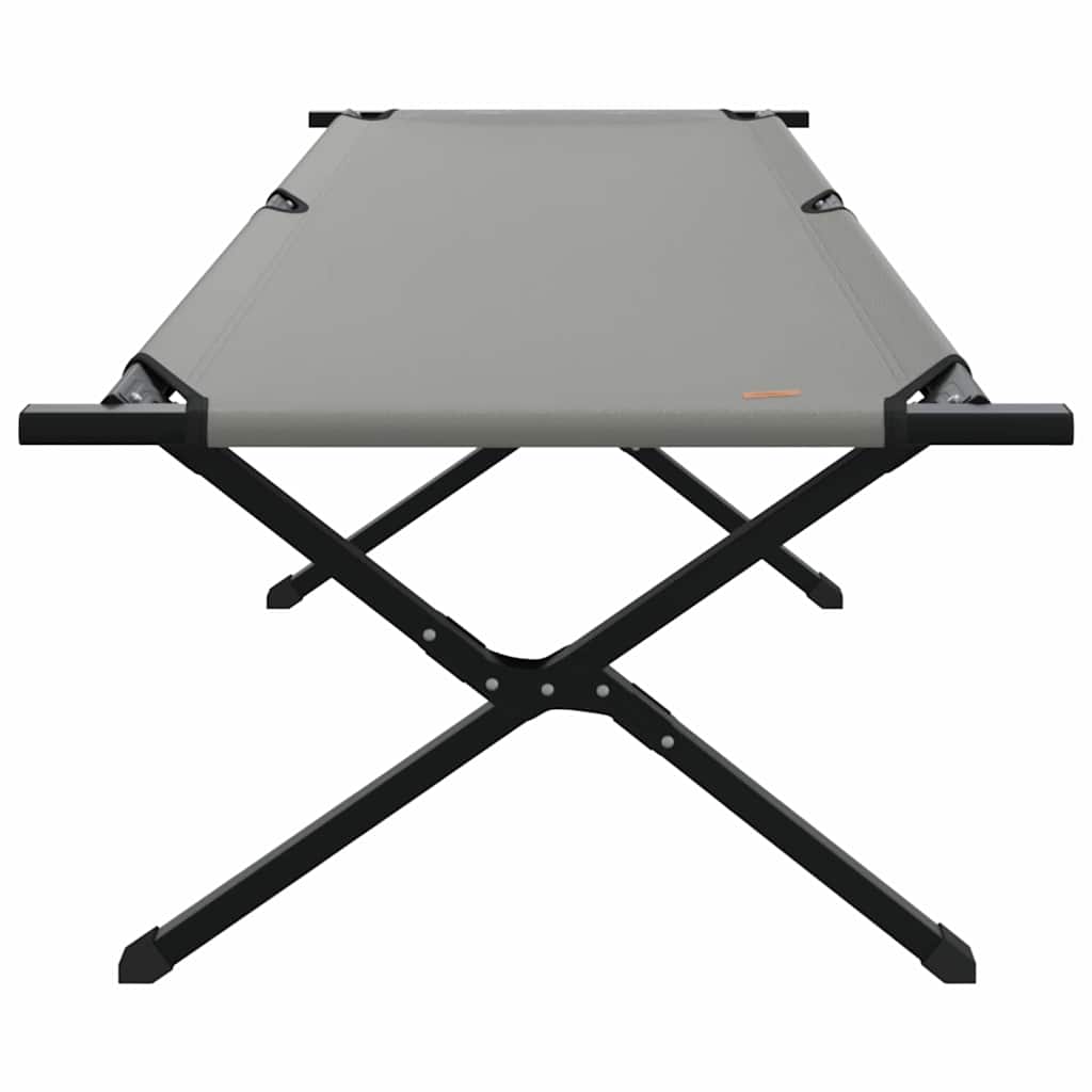 Sammenleggbar Camping Seng Grå Oxford-Stoff