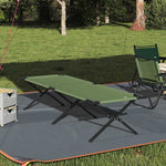 Sammenleggbar Camping Seng Amy Gul Oxford-Stoff