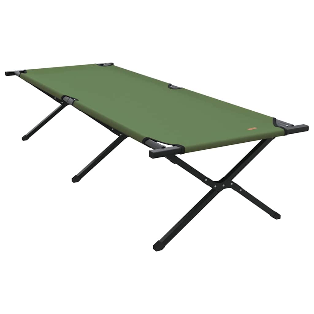 Sammenleggbar Camping Seng Amy Gul Oxford-Stoff