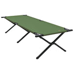 Sammenleggbar Camping Seng Amy Gul Oxford-Stoff