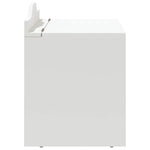 Lekekasse Med Lagring Hvit 73 X 33 X 55 Cm Konstruert Tre