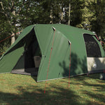 Dome Telt 4-Personer Med Tak Grønn 455 X 252 X 178 Cm