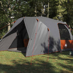 Dome Telt For 4 Personer Grå Og Oransje 455 X 252 X 178 Cm