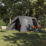 Domenertelt For 6 Personer Grå Og Oransje 500 X 314 X 206 Cm