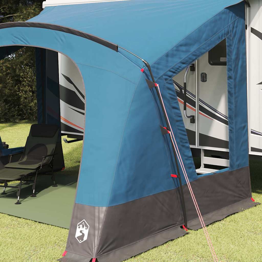 Caravan Telt For 5 Personer Med Tak Blå 410 X 275 X 245 Cm