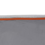 Caravan Telt For 5 Personer Grå Og Oransje 410 X 275 X 245 Cm