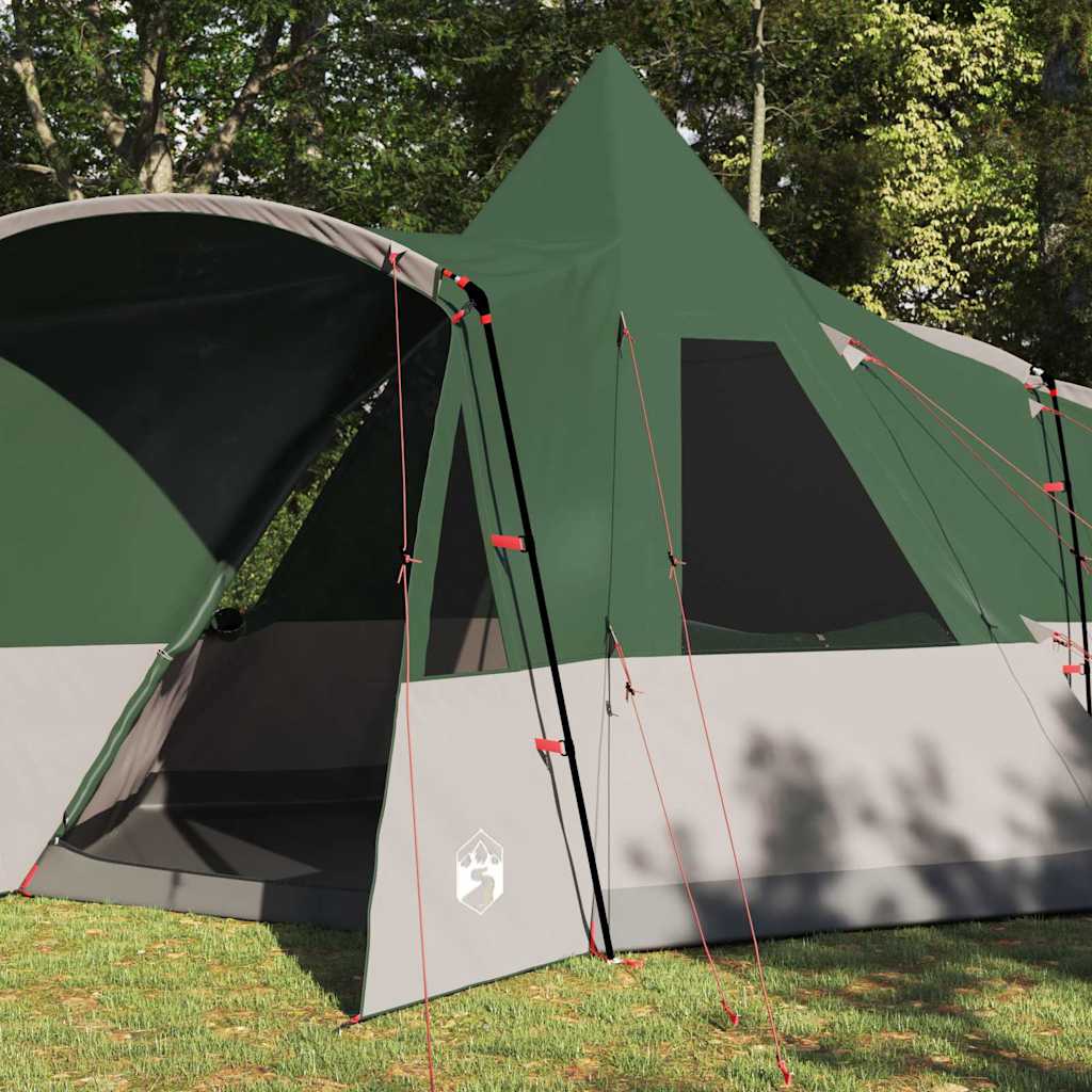 Teepee Telt 8-Personer Med Tak Grønn 720 X 465 X 295 Cm