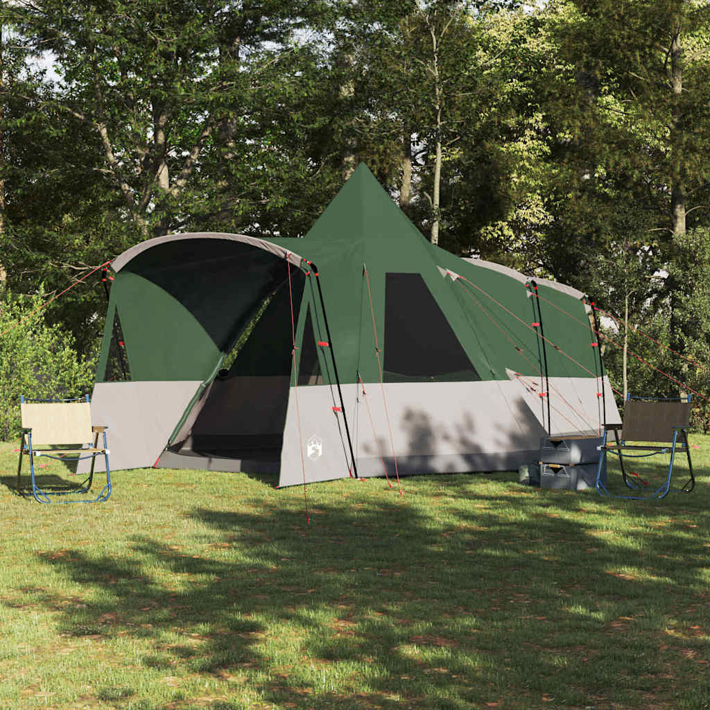 Teepee Telt 8-Personer Med Tak Grønn 720 X 465 X 295 Cm