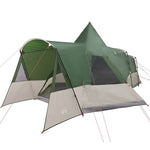 Teepee Telt 8-Personer Med Tak Grønn 720 X 465 X 295 Cm