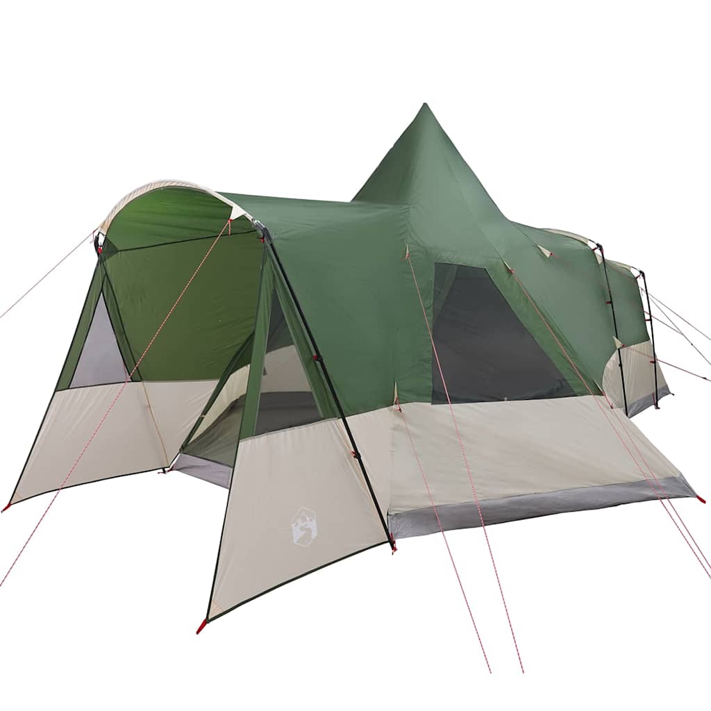 Teepee Telt 8-Personer Med Tak Grønn 720 X 465 X 295 Cm