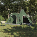 Teepee Telt 5-Person Med Tak Grønn 545 X 450 X 295 Cm