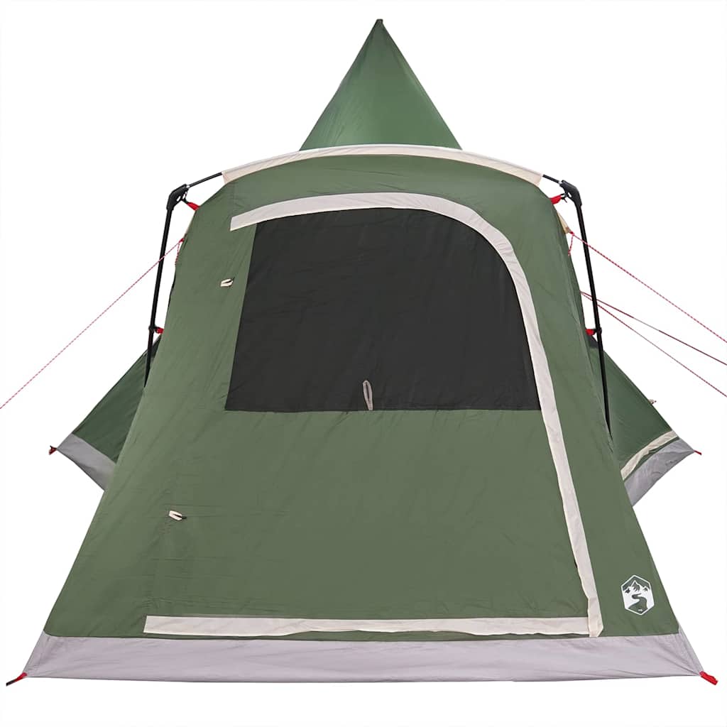 Teepee Telt 5-Person Med Tak Grønn 545 X 450 X 295 Cm