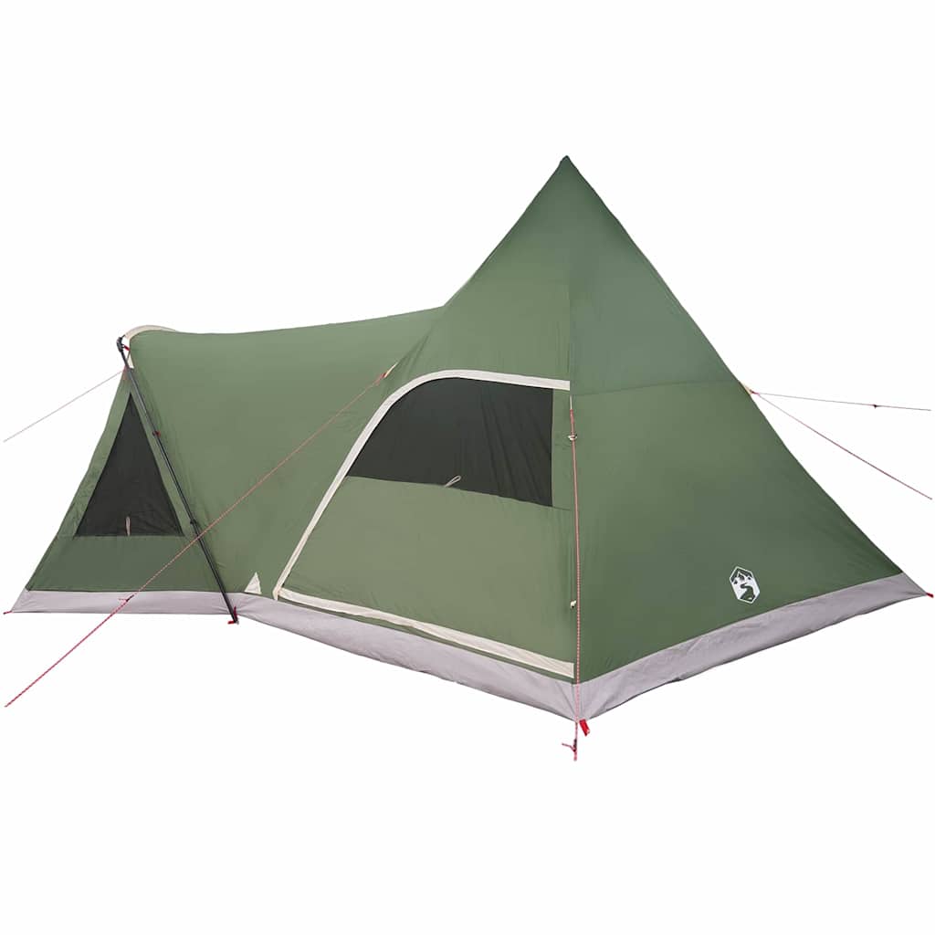 Teepee Telt 5-Person Med Tak Grønn 545 X 450 X 295 Cm