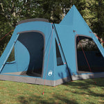 Teepee Telt 5-Person Med Tak Med Lagring Blå 545 X 450 X 295 Cm
