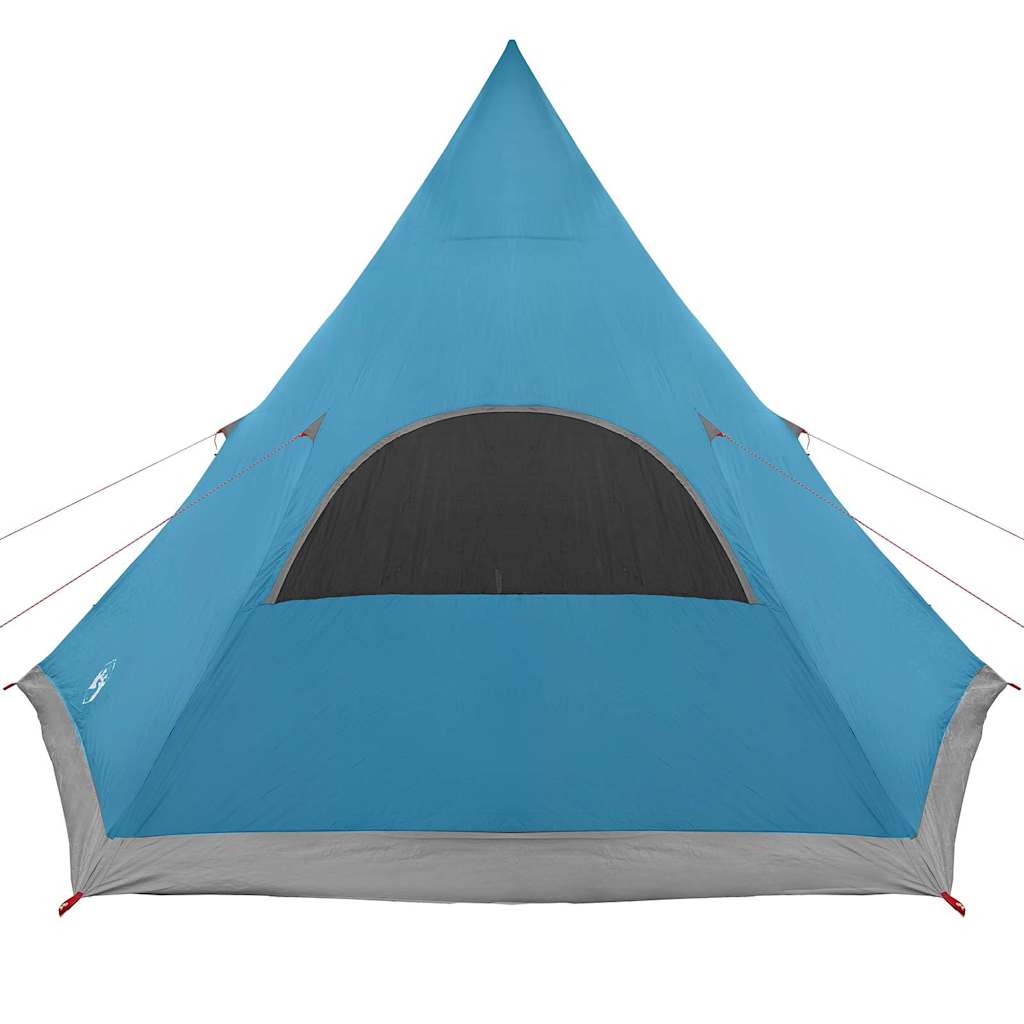 Teepee Telt 5-Person Med Tak Med Lagring Blå 545 X 450 X 295 Cm