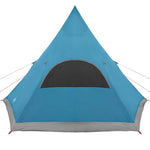 Teepee Telt 5-Person Med Tak Med Lagring Blå 545 X 450 X 295 Cm