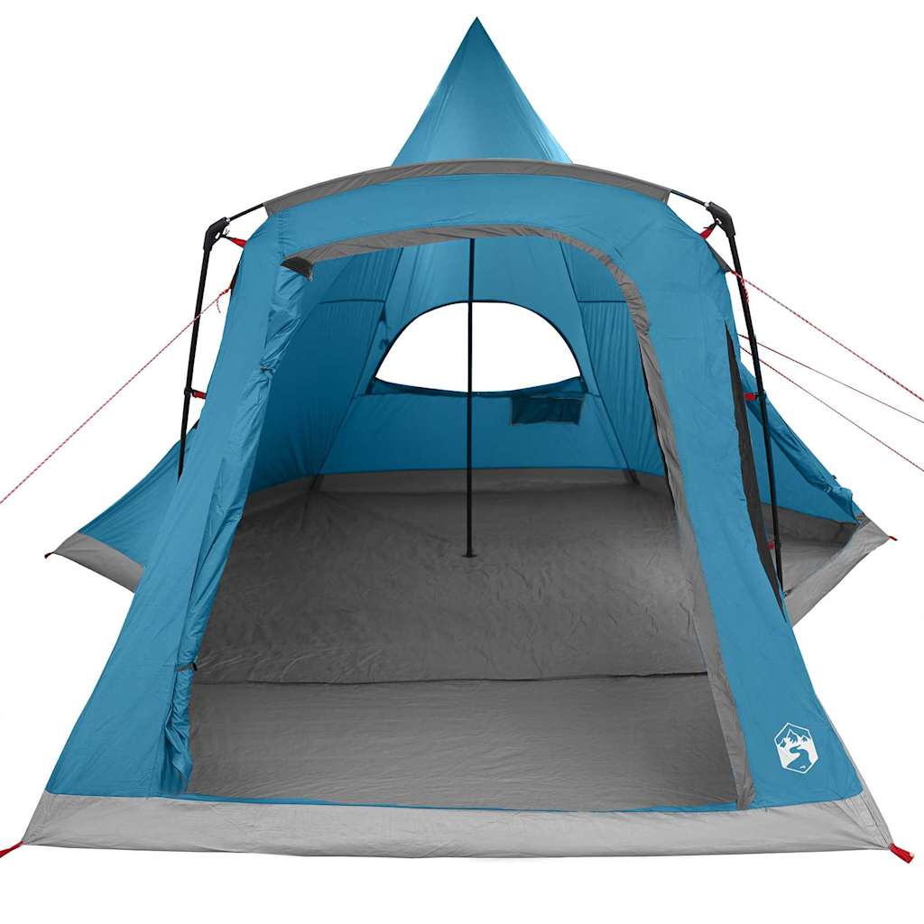 Teepee Telt 5-Person Med Tak Med Lagring Blå 545 X 450 X 295 Cm