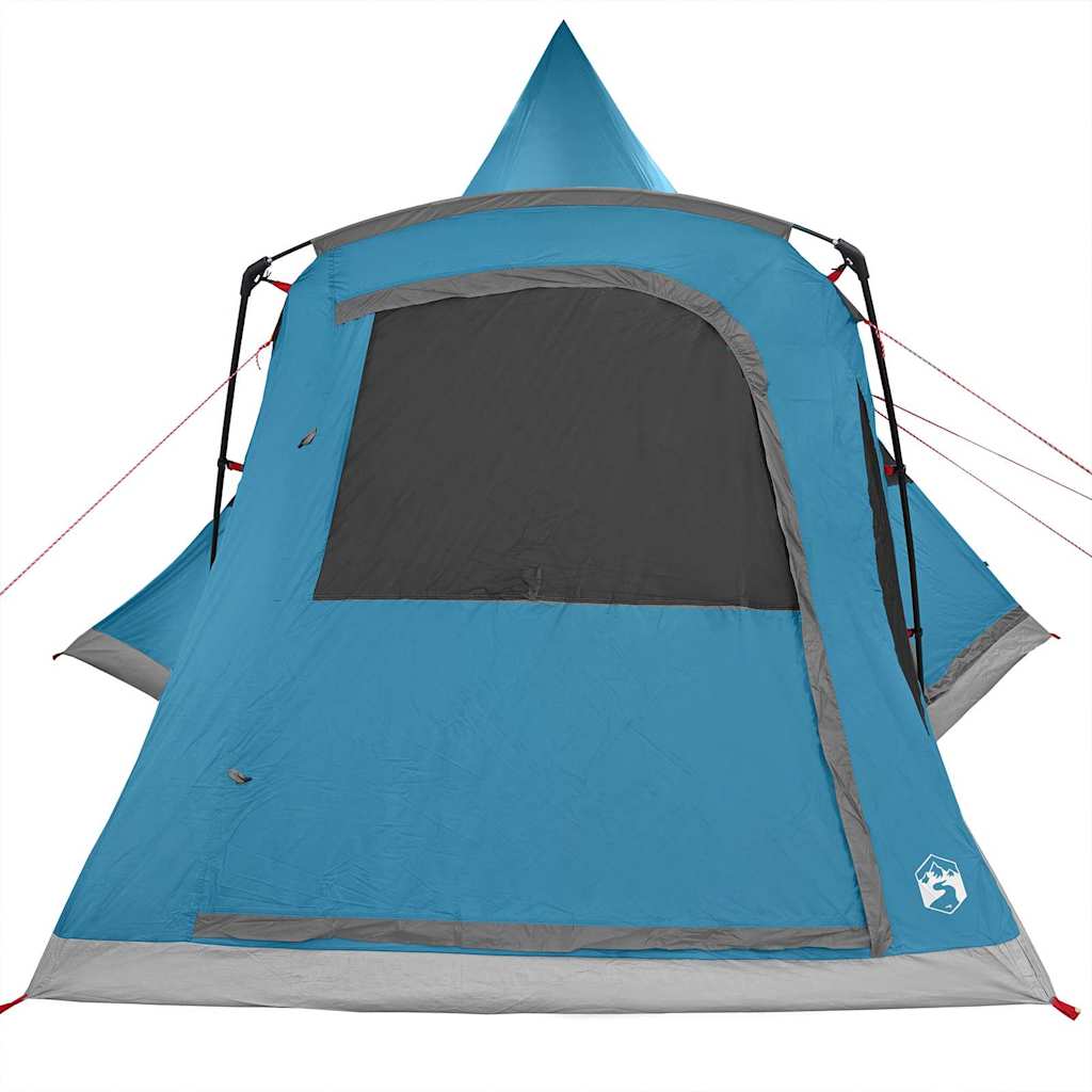 Teepee Telt 5-Person Med Tak Med Lagring Blå 545 X 450 X 295 Cm
